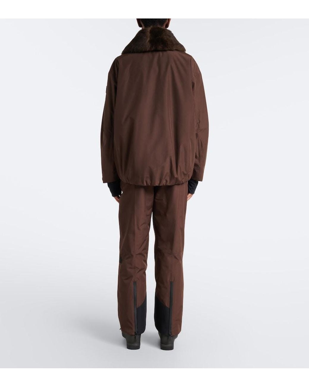 Moncler Brown Technical Ski Pants