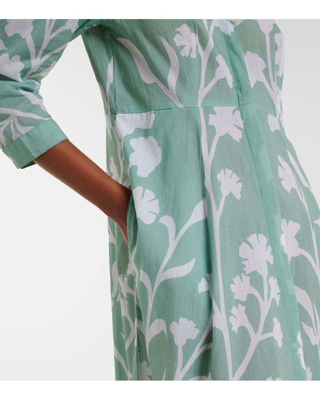 juliet dunn shirt dress Juliet Dunn Women's Poplin Embroidered Blouson Dress