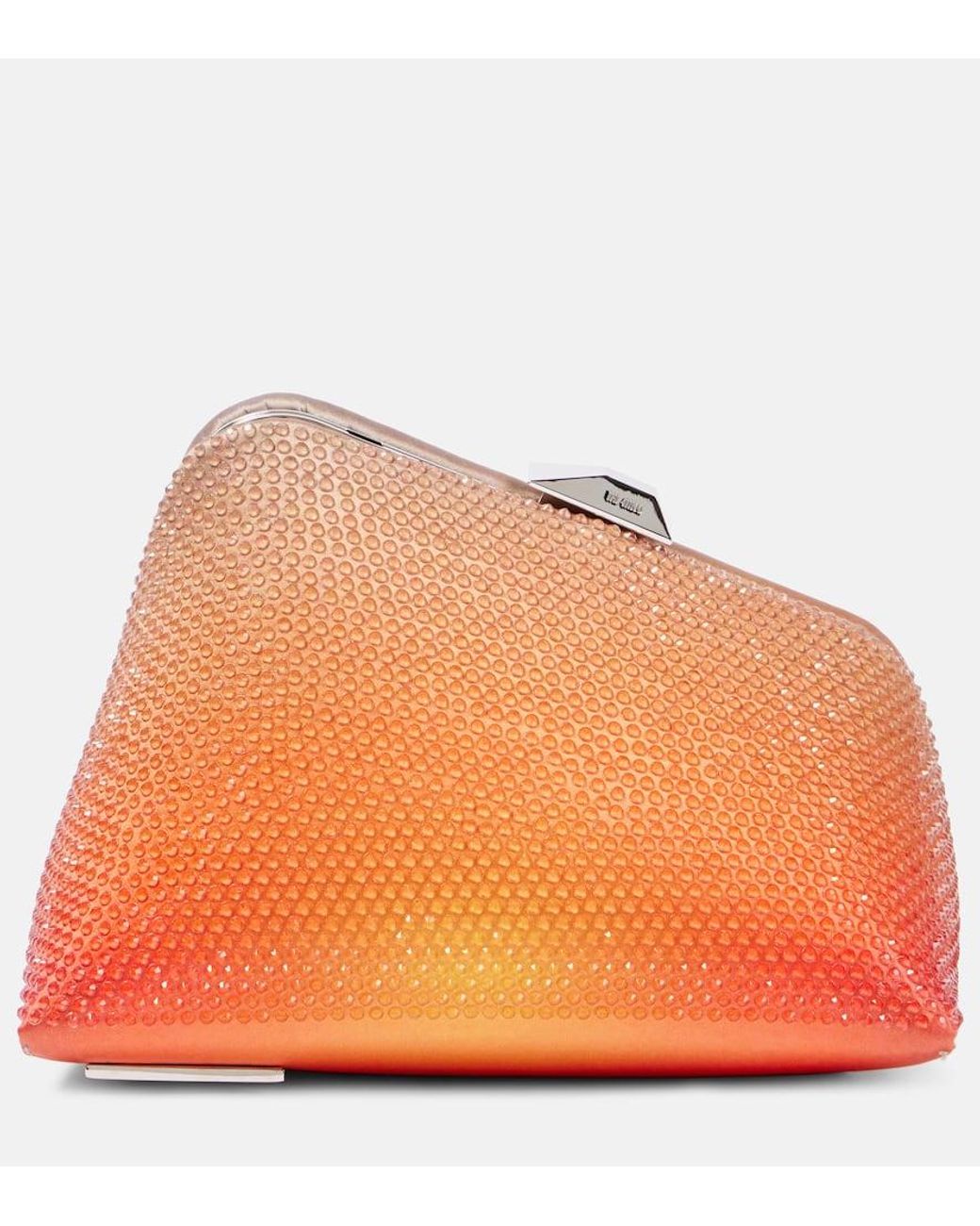 【関税・送料無料】The Attico ミッドナイトクラッチ the-attico-orange-Midnight-