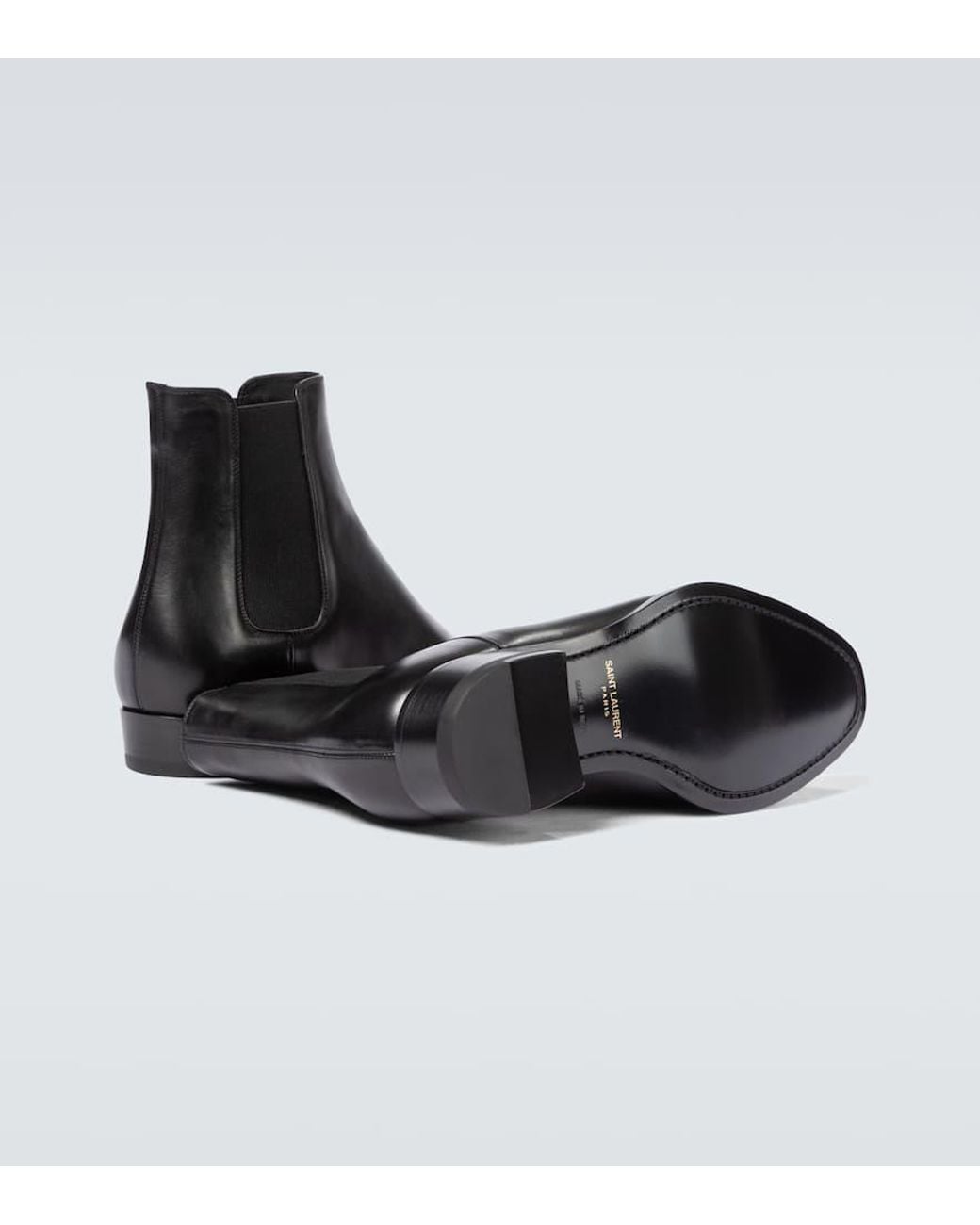 Saint Laurent Black Boots Shoes for men