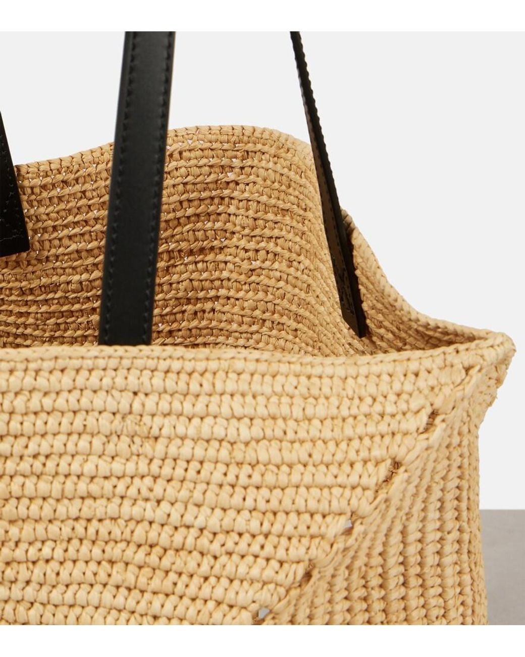 Loewe Natural Paula's Ibiza Puzzle Fold Medium Tote Bag