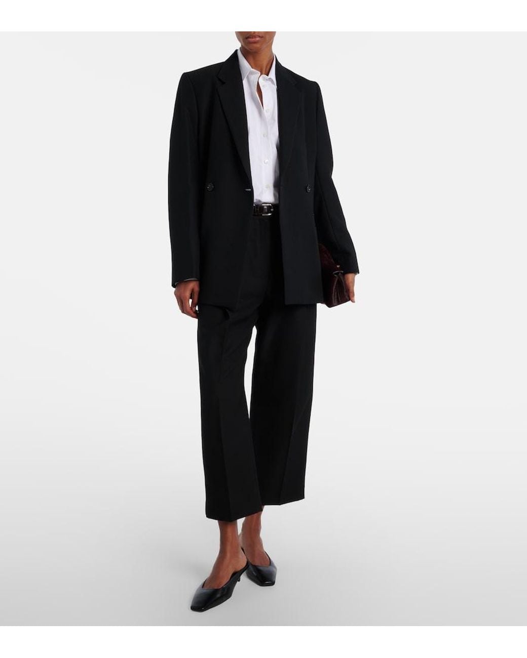 Totême White Cotton Poplin Shirt