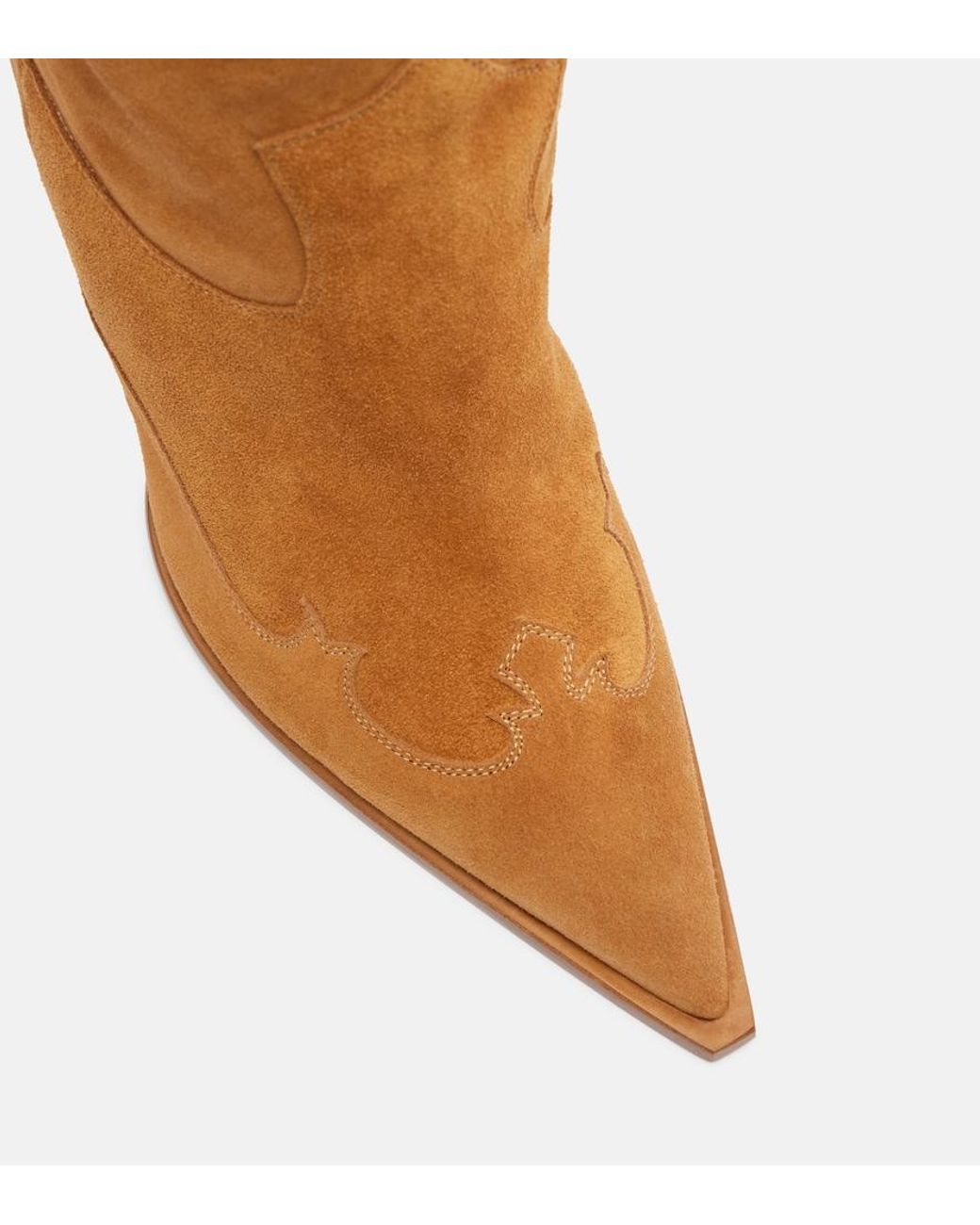 Paris Texas Brown Lidia 105 Suede Cowboy Boots