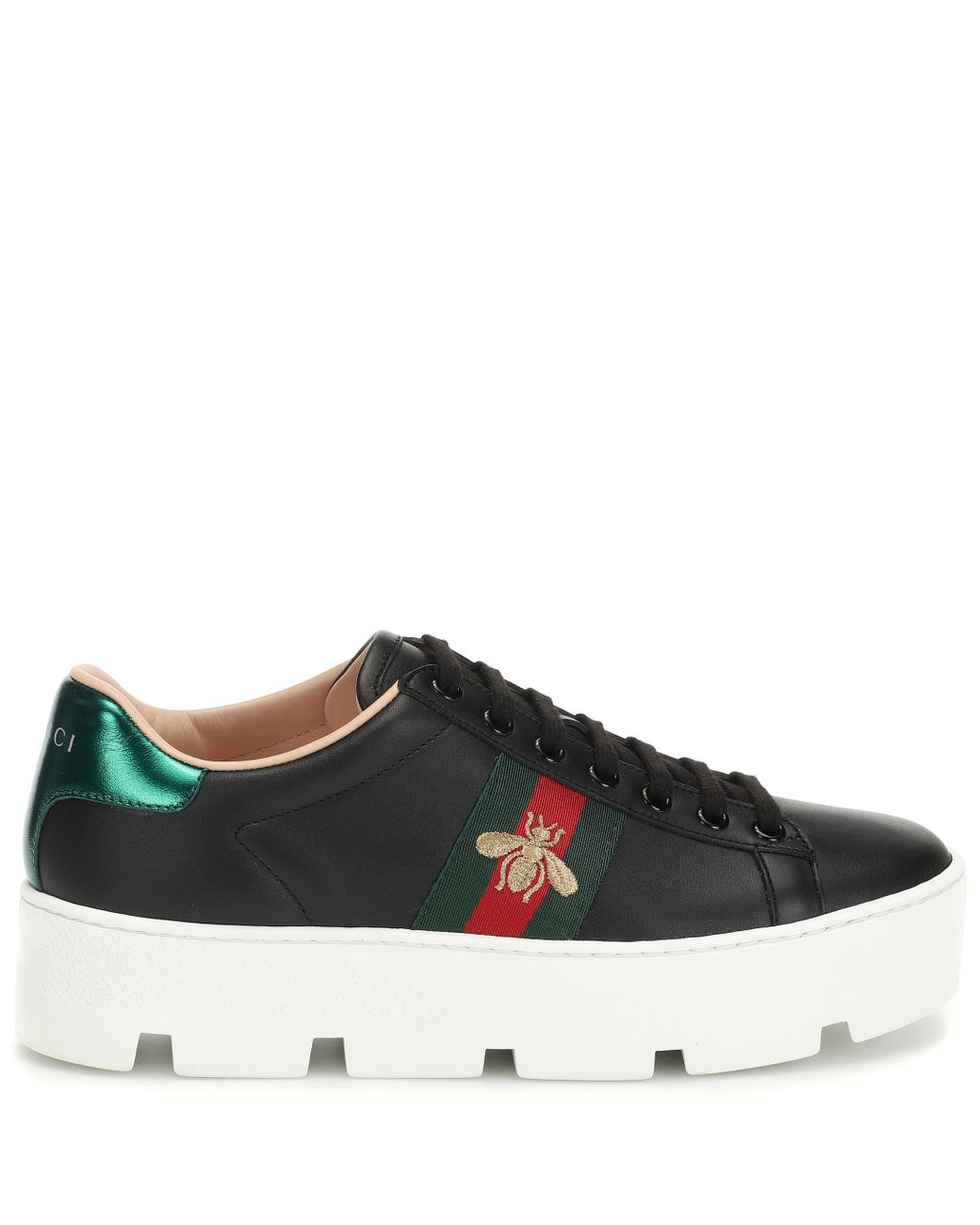 gucci ace platform sneakers