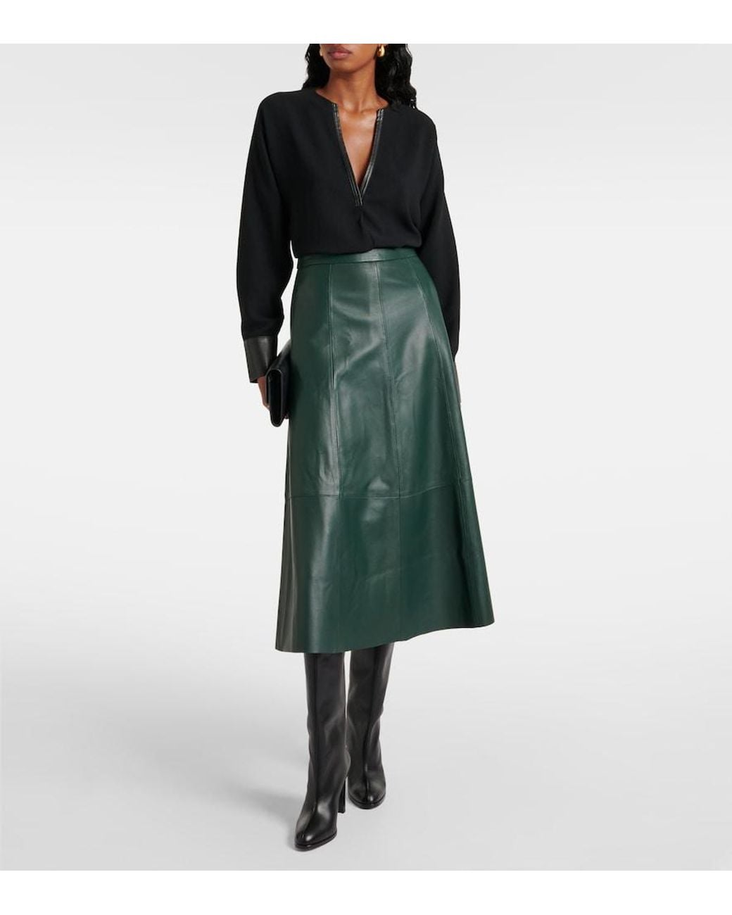 Vince Green Midirock Aus Leder