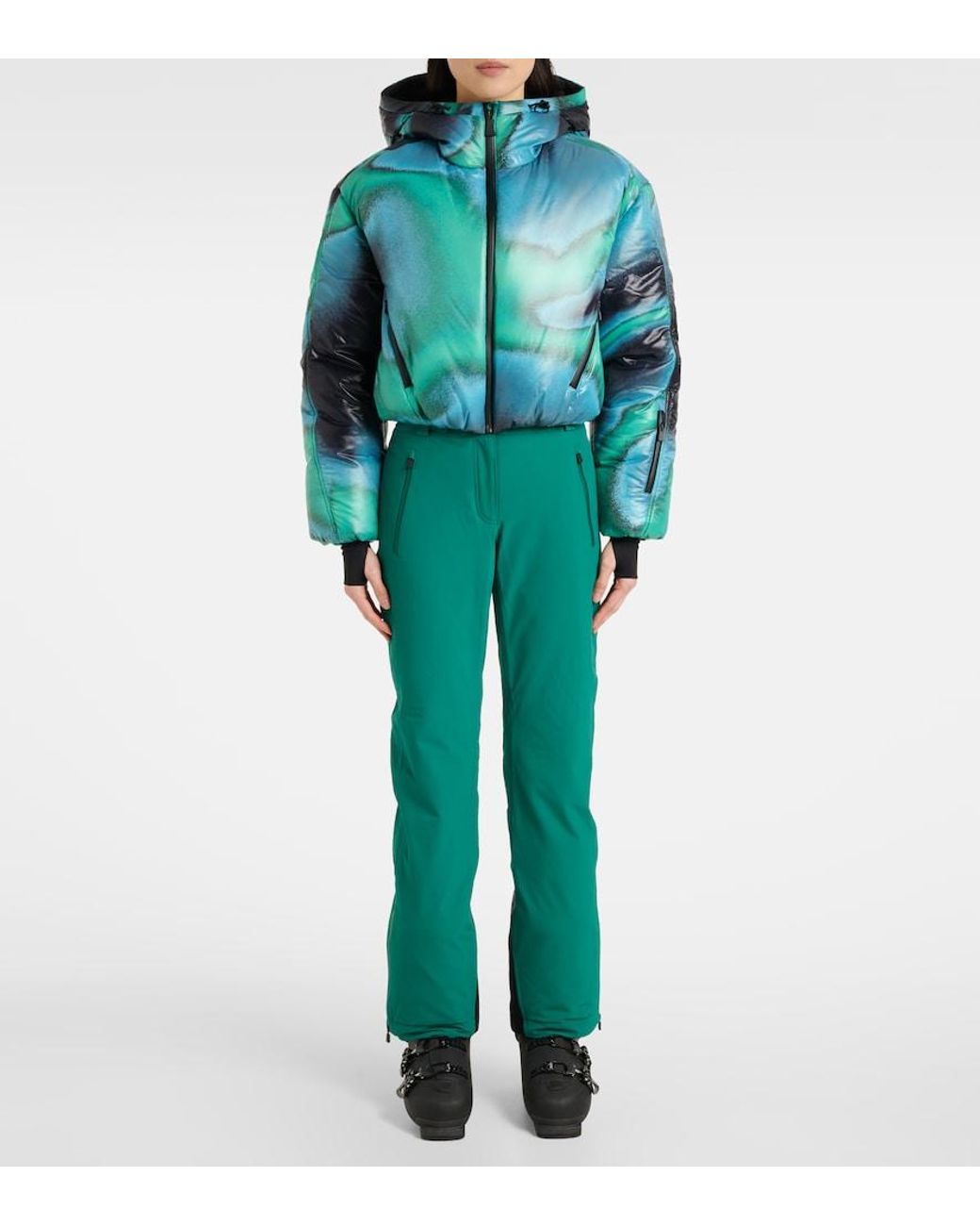 Aztech Mountain Green Team Aztech Ski Pants