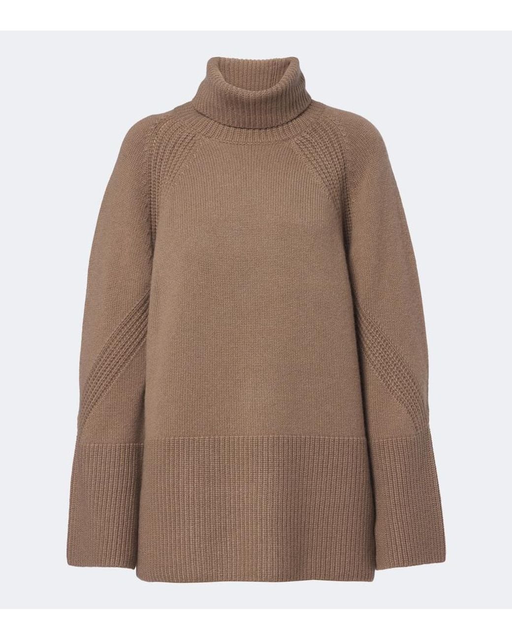 Joseph Brown Loftus Oversized Cashmere Turtleneck Jumper