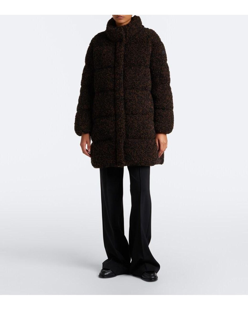 Moncler Black Remarquable Boucle Down Coat