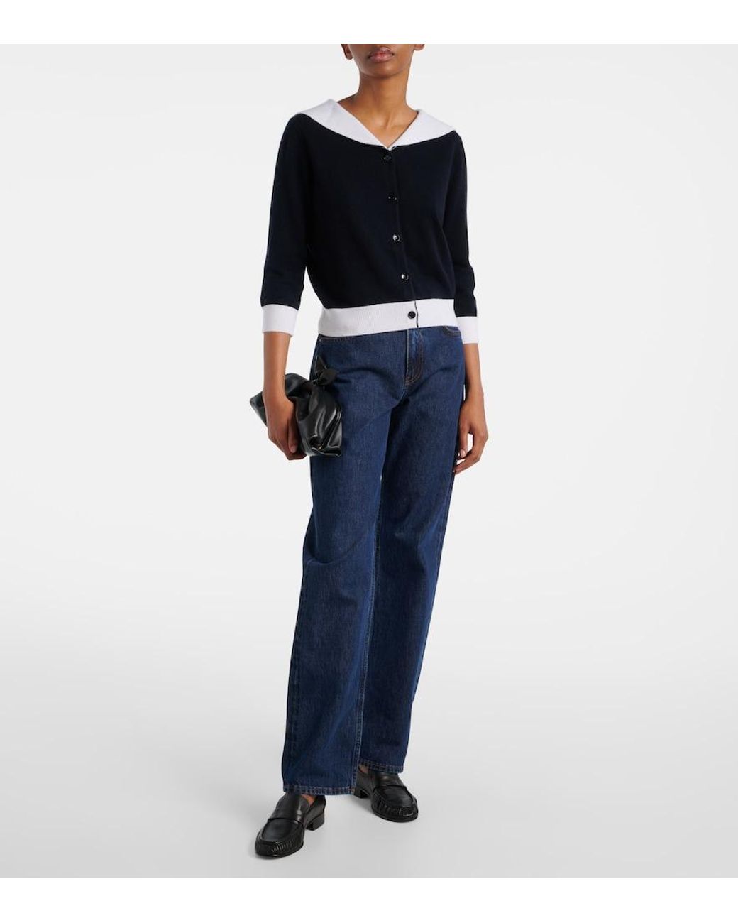 Jardin Des Orangers Blue Cashmere Cardigan
