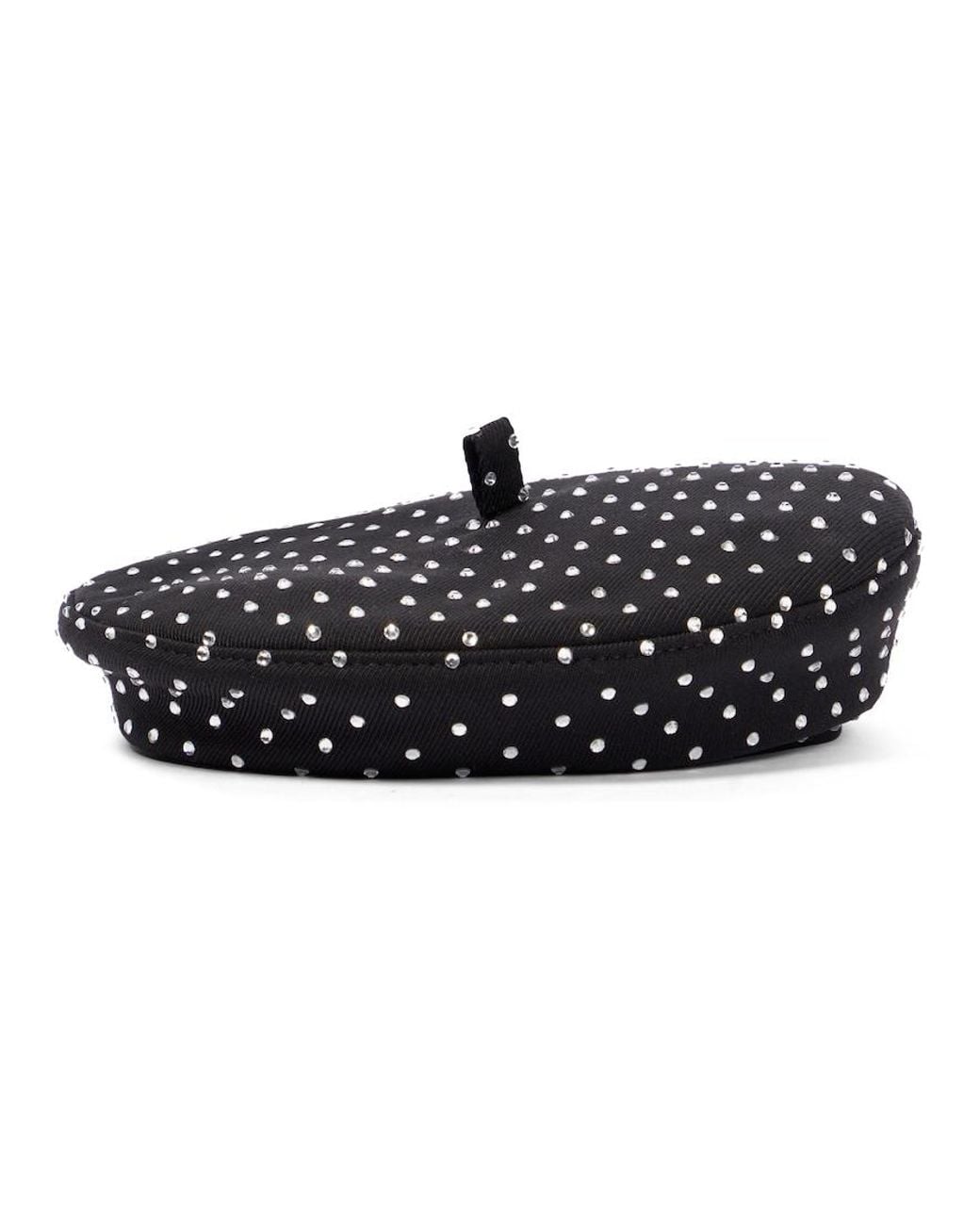 Ruslan Baginskiy Black Beanie Embellished Twill Beret