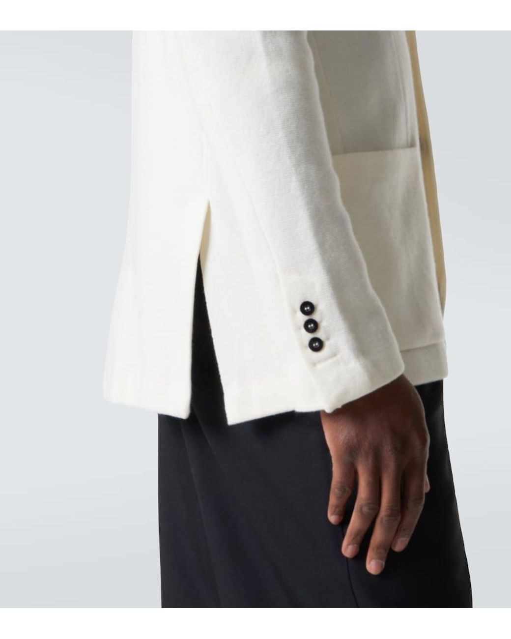 arch4 White Mr Poole Wool And Cashmere Blazer for men