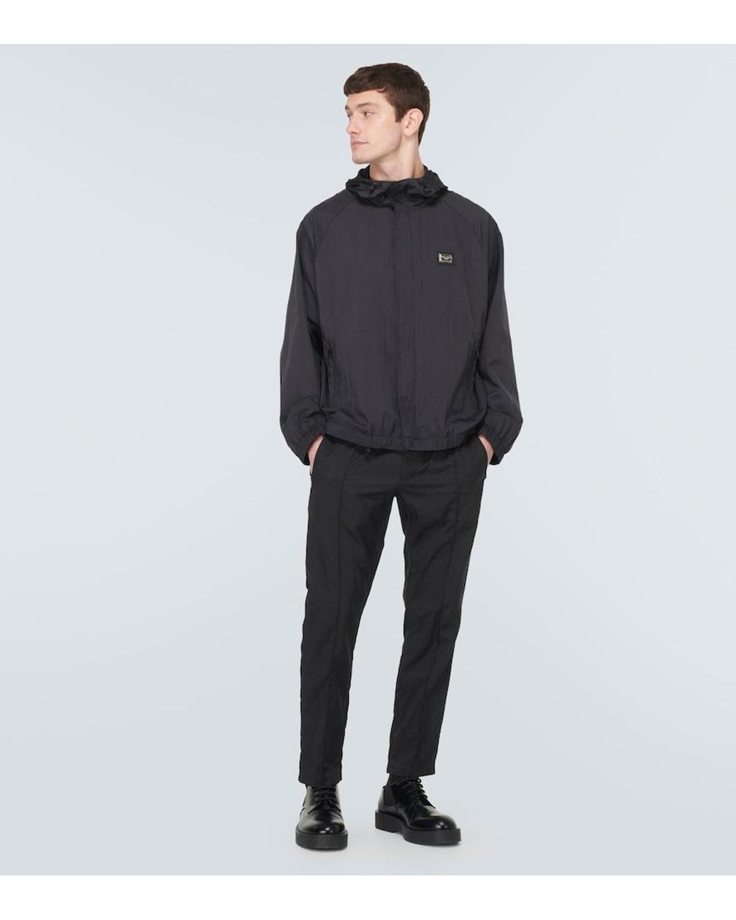Dolce & Gabbana Black Technical Jacket for men