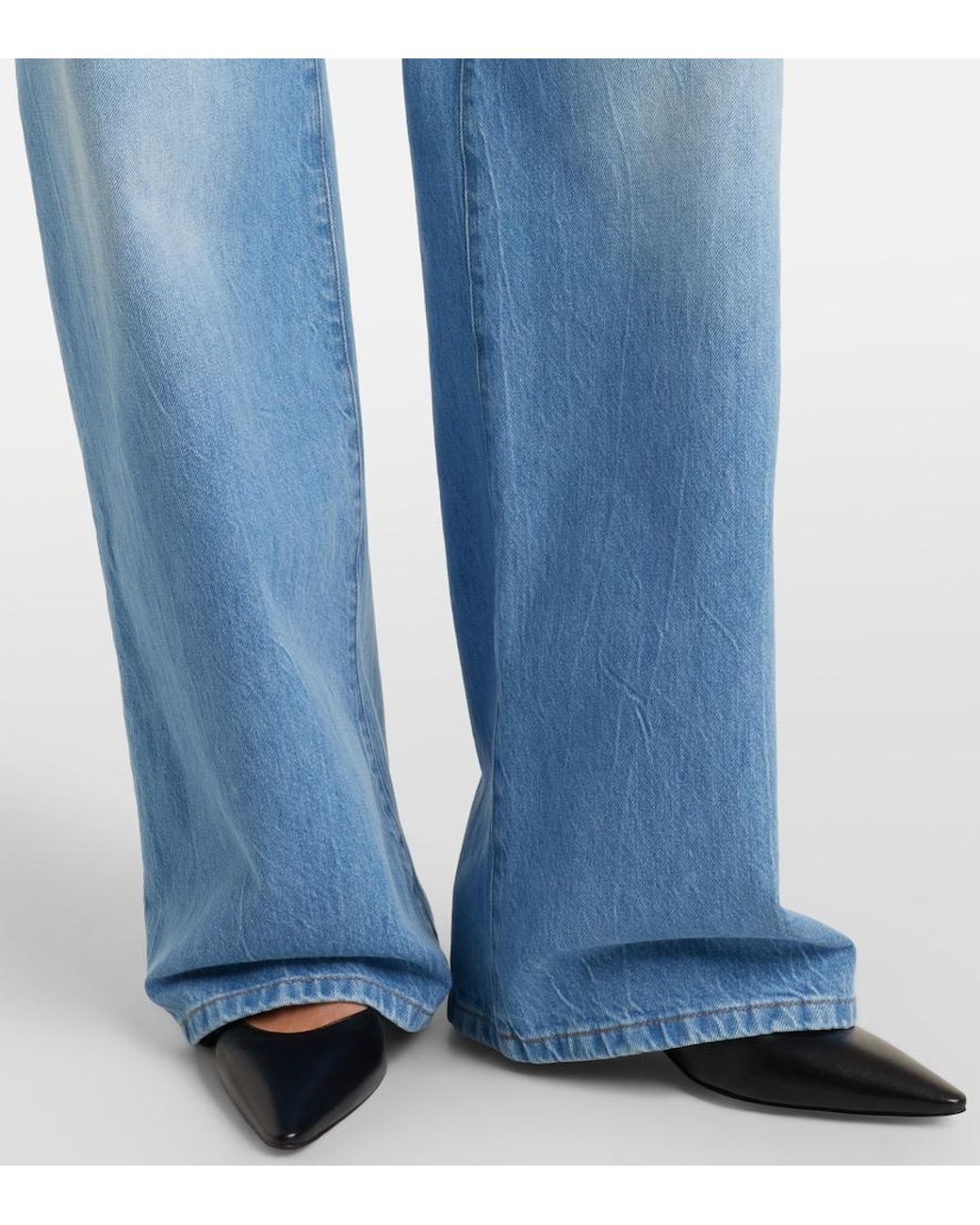 The Row Blue Eglitta Straight Jeans