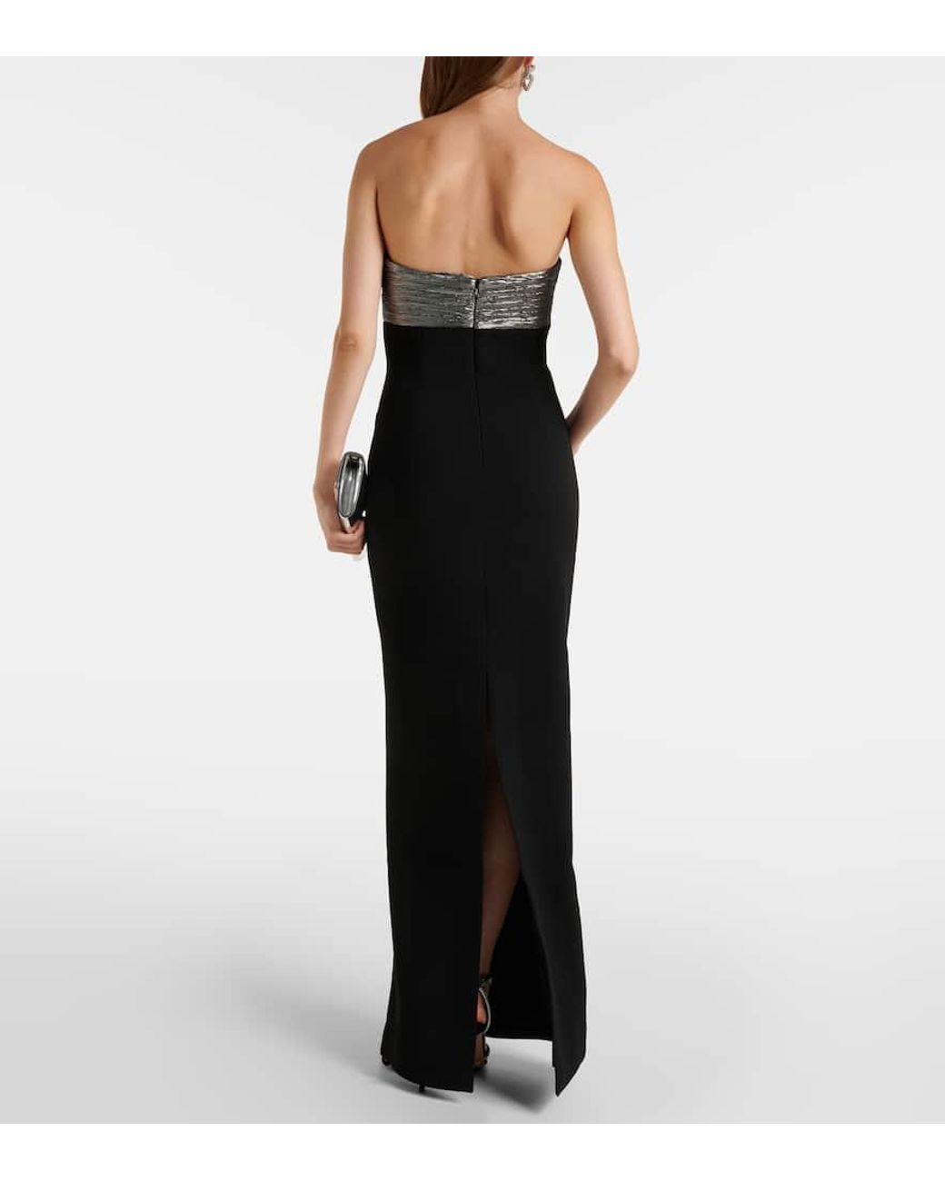 ◆関税込◆【REBECCA VALLANCE】Lumi floral-applique gown Rebecca Vallance Lumi Floral-Applique Gown in Black | Lyst