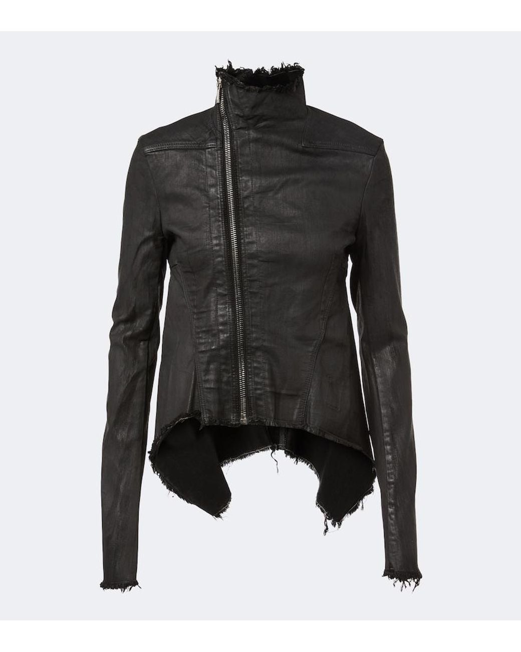 Rick Owens Black Drkshdw Naska Gary Cotton-Blend Denim Jacket