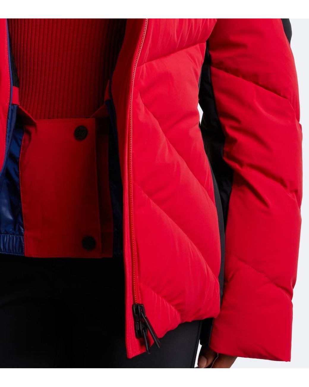 Perfect Moment Red Jg Belted Down Ski Jacket