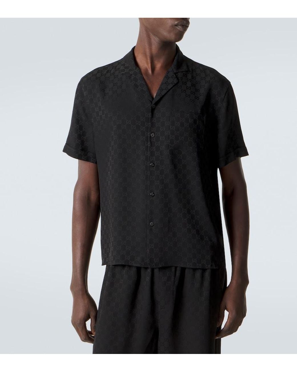 Camicia Bowling di Gucci in Black da Uomo