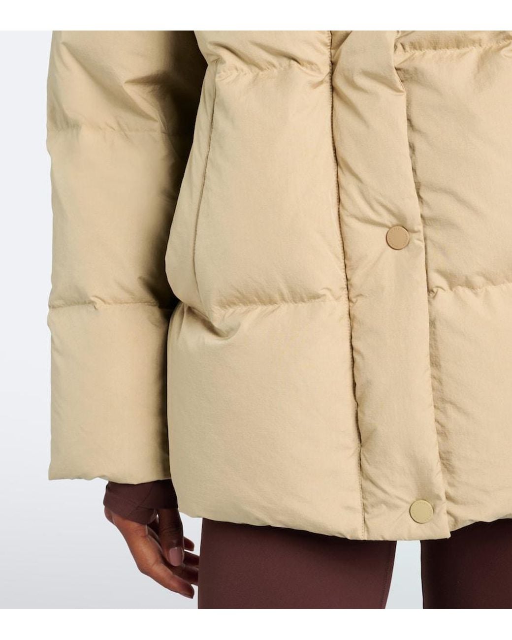 Varley Natural Adler Hooded Down Jacket