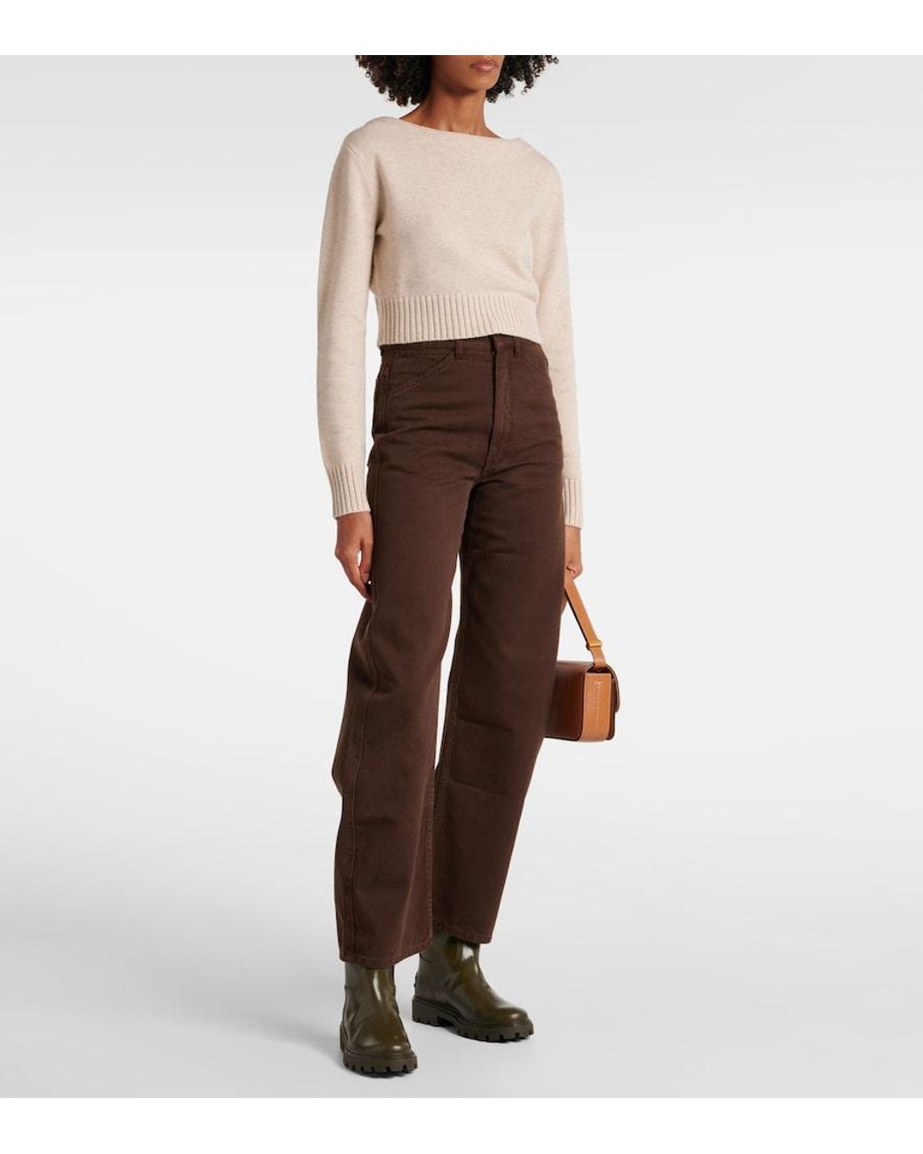 Max Mara Natural Angri Wool And Cashmere Sweater