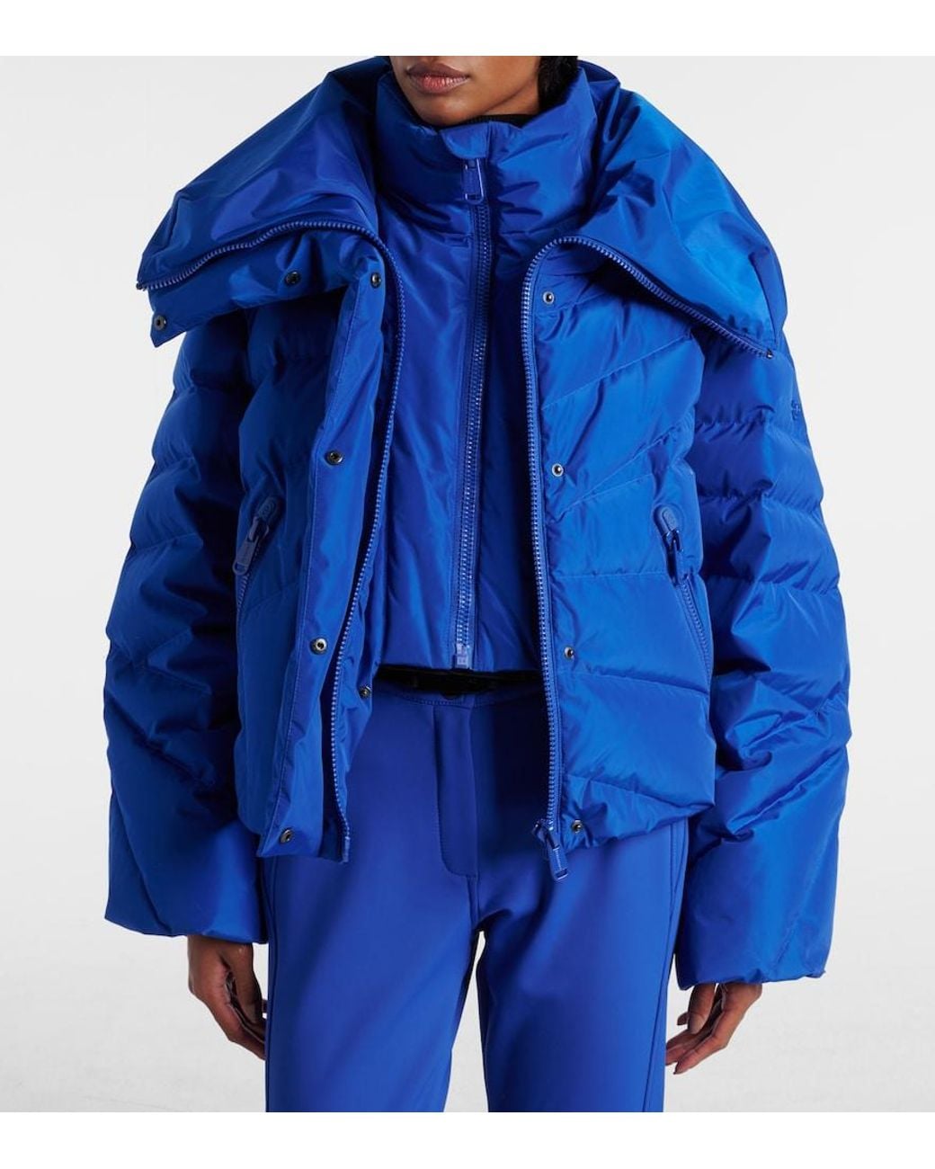 Goldbergh Blue Liora Quilted Down Ski Jacket