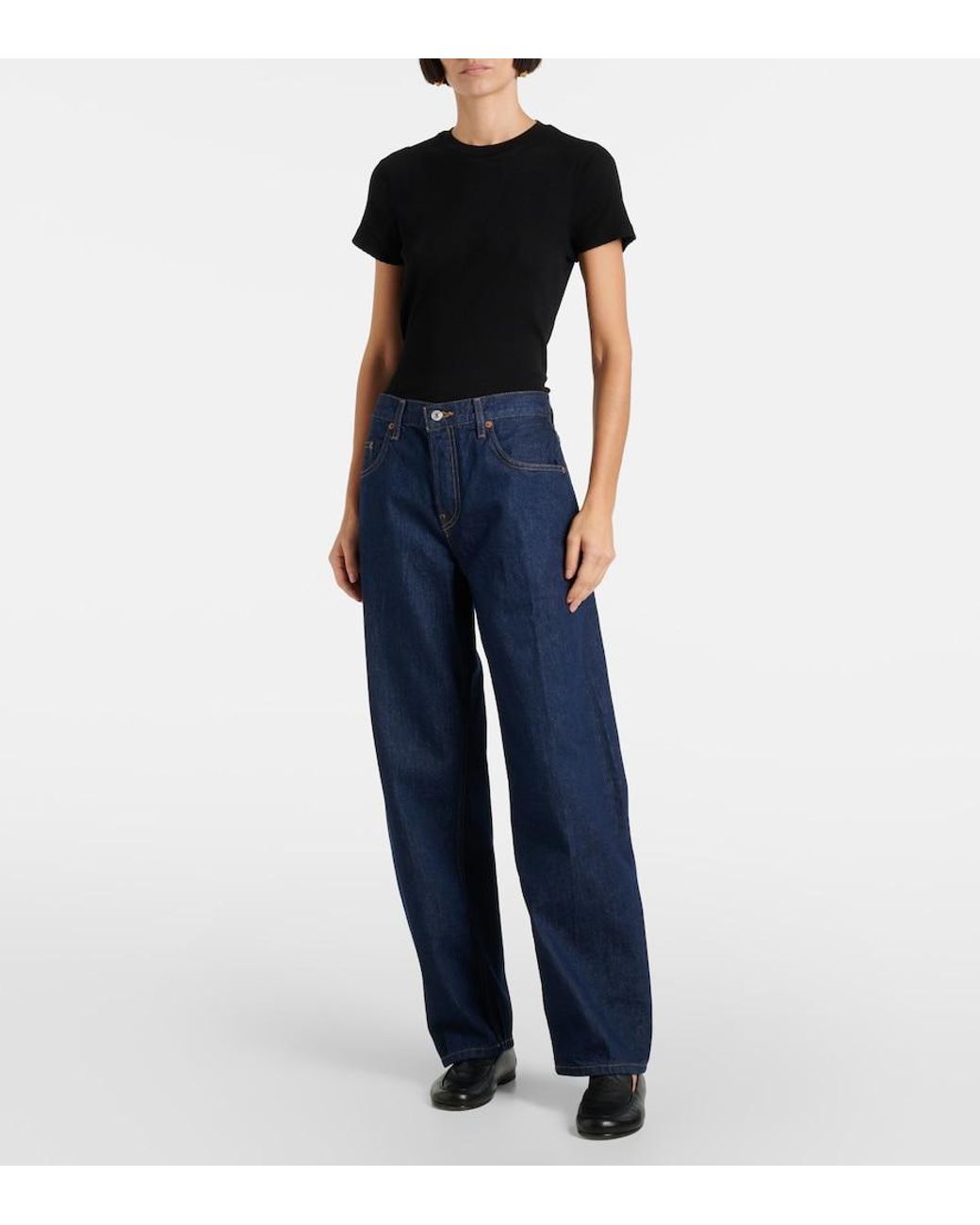 Jean Wide Wide Taper Re/done en coloris Blue