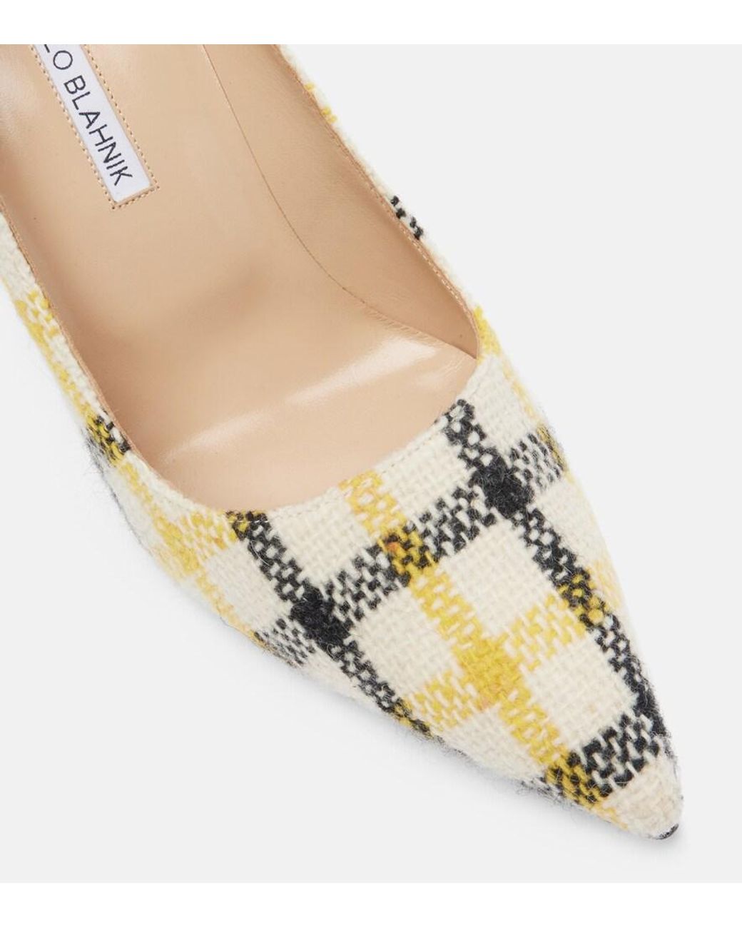 Manolo Blahnik Metallic Pumps Bb 90
