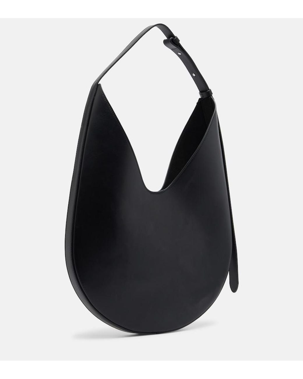 Aesther Ekme Black Medium Leather Shoulder Bag