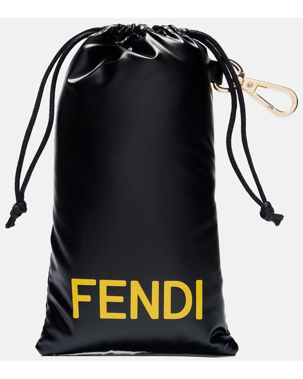 Fendi Pink First Crystal Rectangular Sunglasses