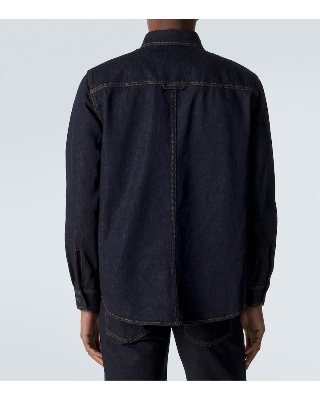 Burberry Blue Denim Shirt for men