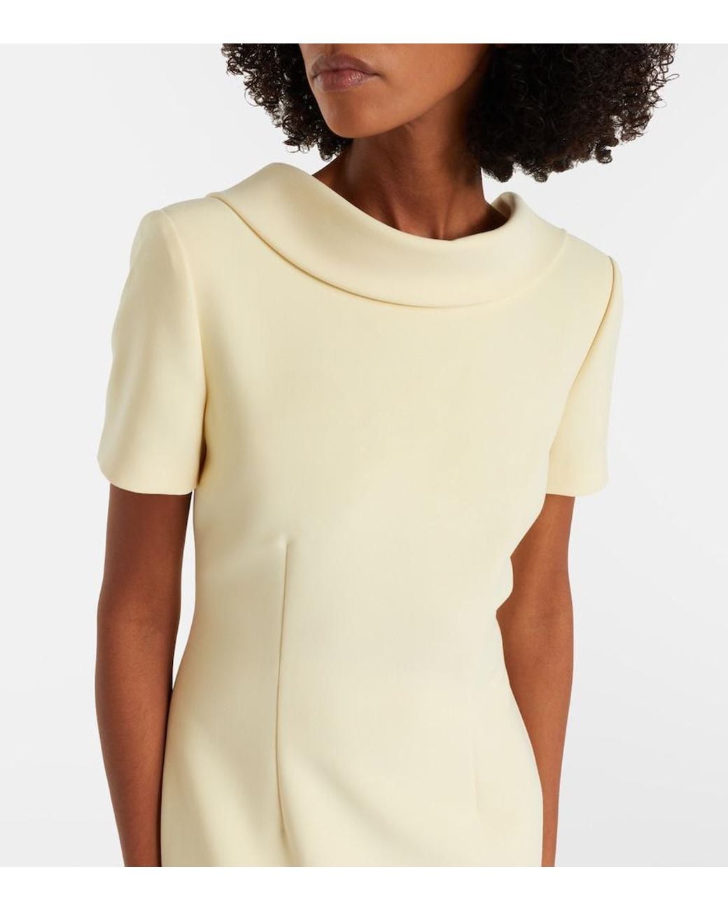 Roland Mouret Natural Crepe Gown