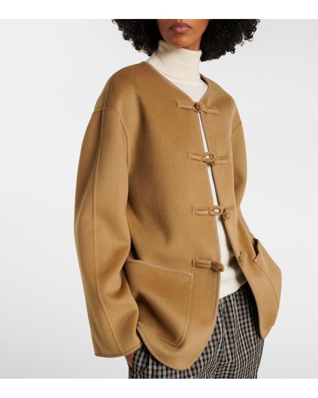 Rohe Brown Wool And Cashmere Jacket