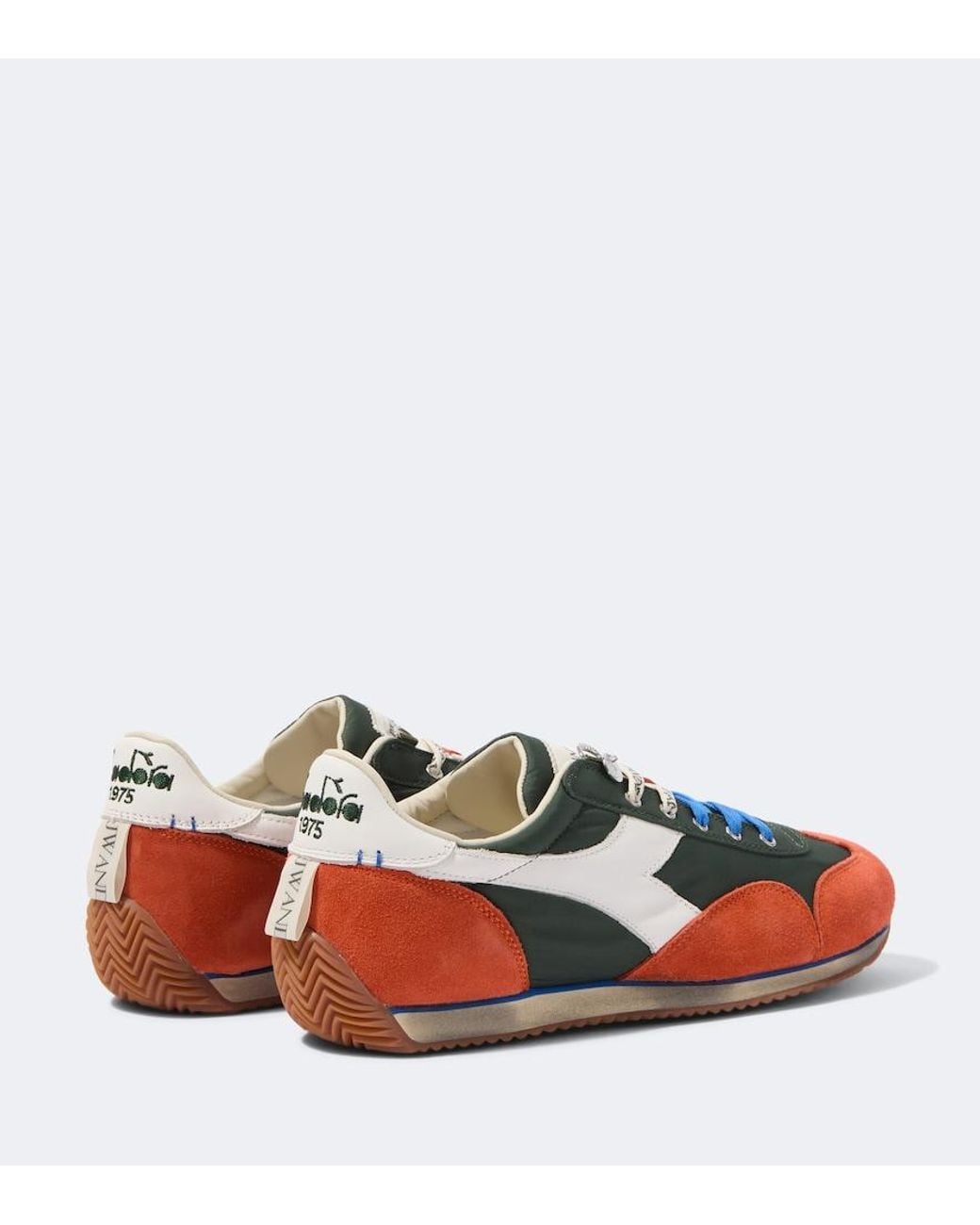 J.W. Anderson Blue X Diadora Equipe Leather Sneakers for men