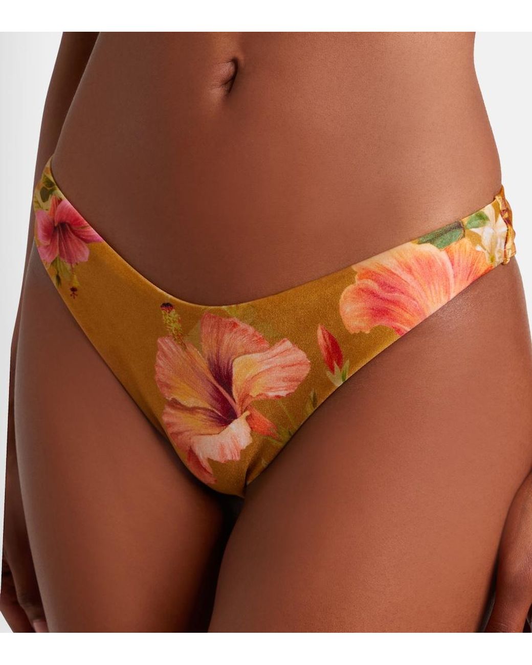 Zimmermann White Mahon Floral Bikini