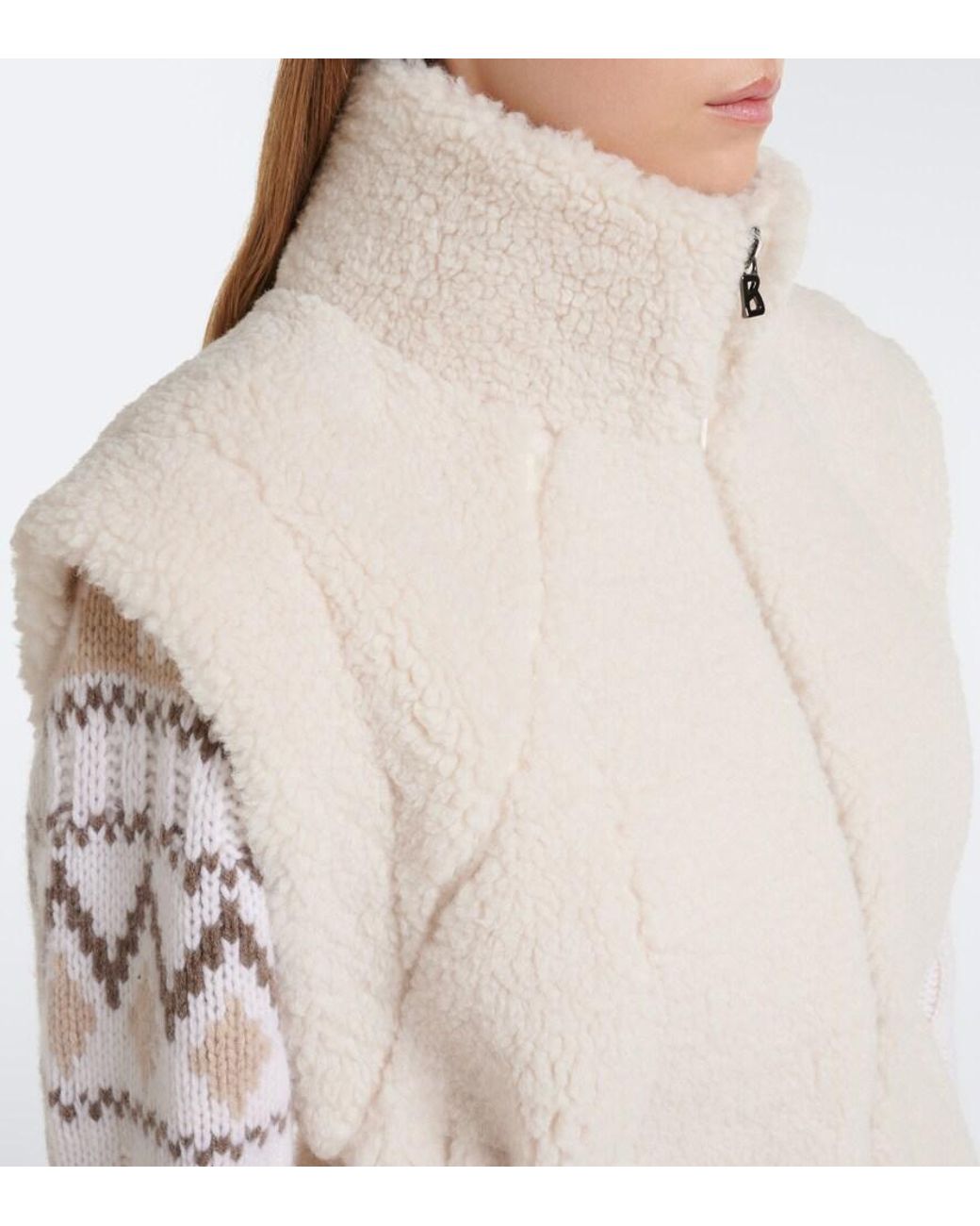 Bogner White Kylie Terry Vest