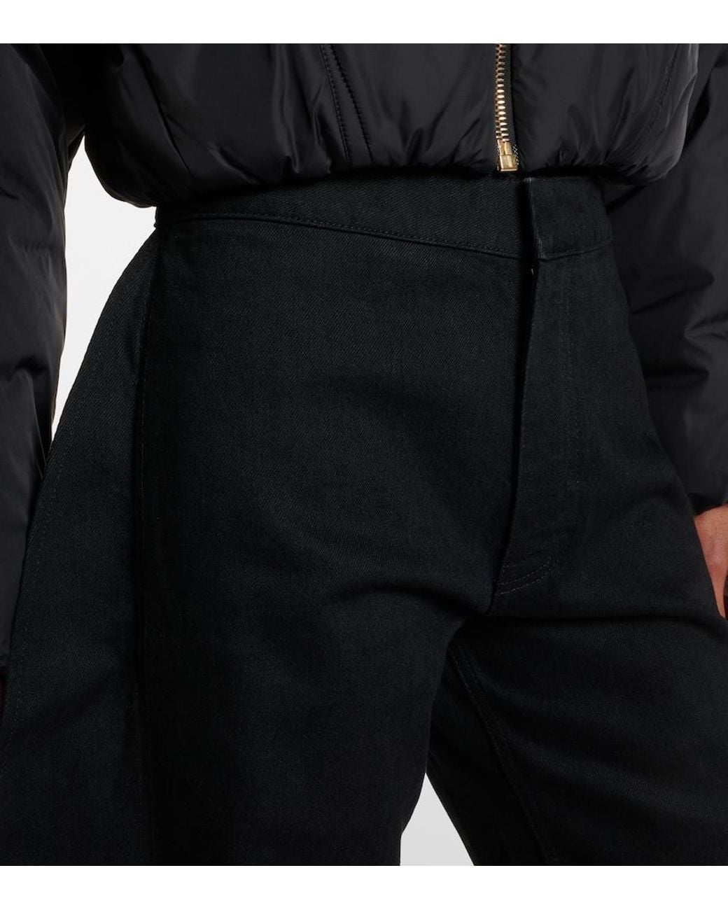 Alaïa Blue Barrel-Leg Jeans