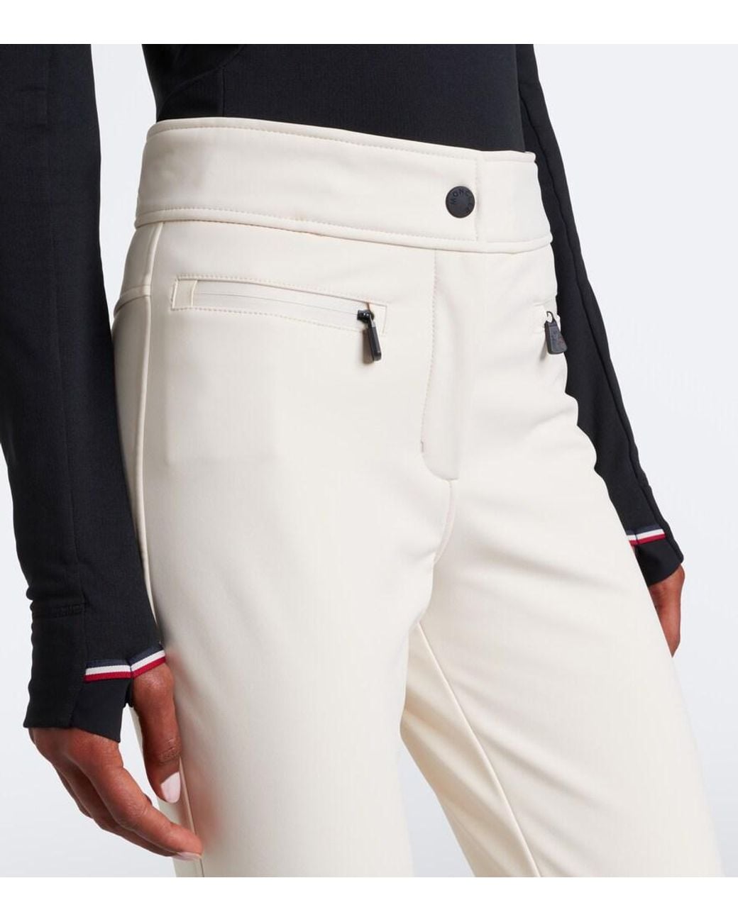 Moncler Natural Technical Ski Pants