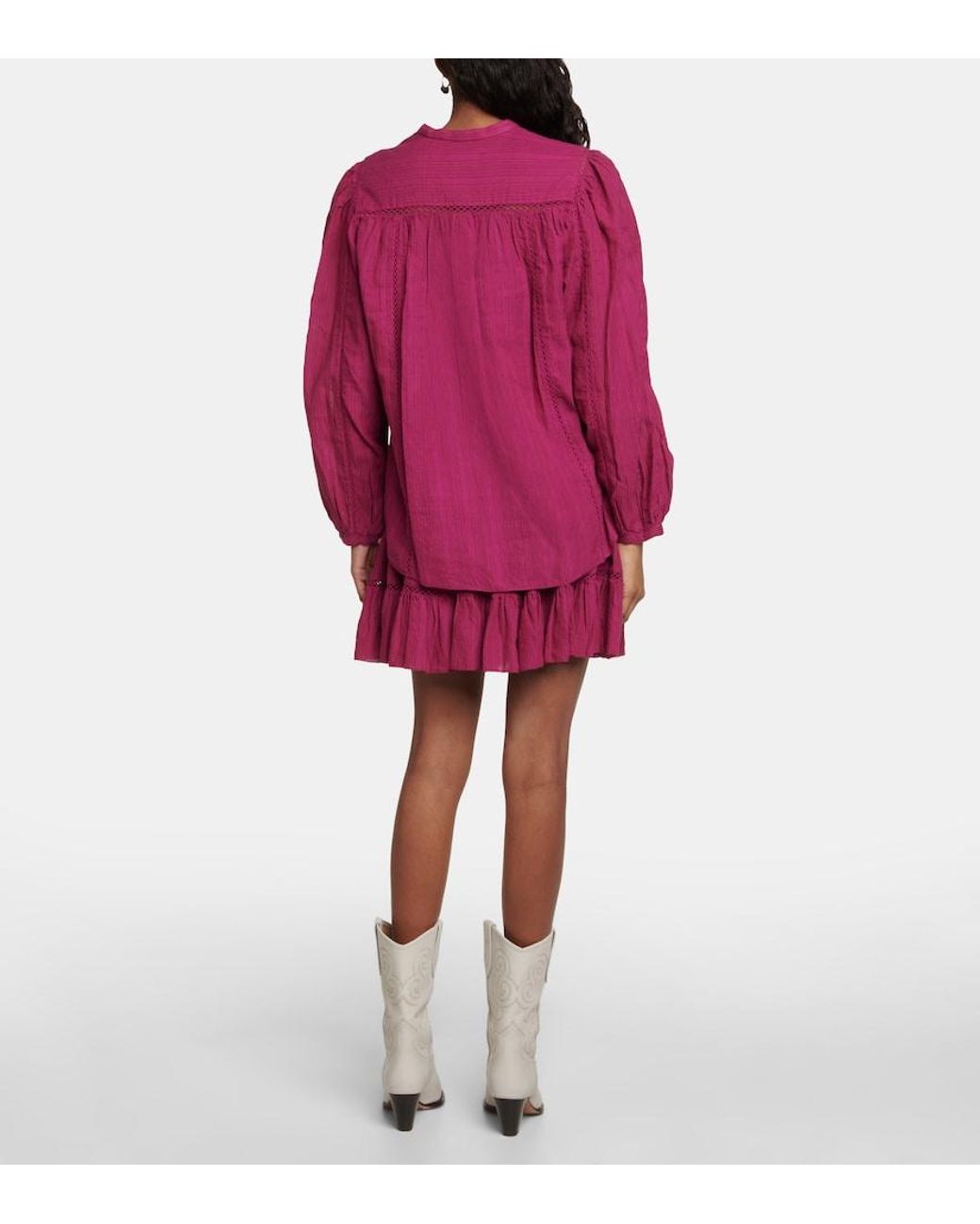 Isabel Marant Pink Leonard Cotton-blend Shirt
