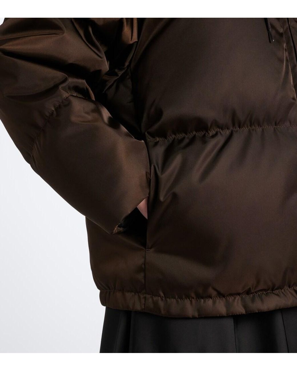 Prada Black Re-Nylon Down Jacket