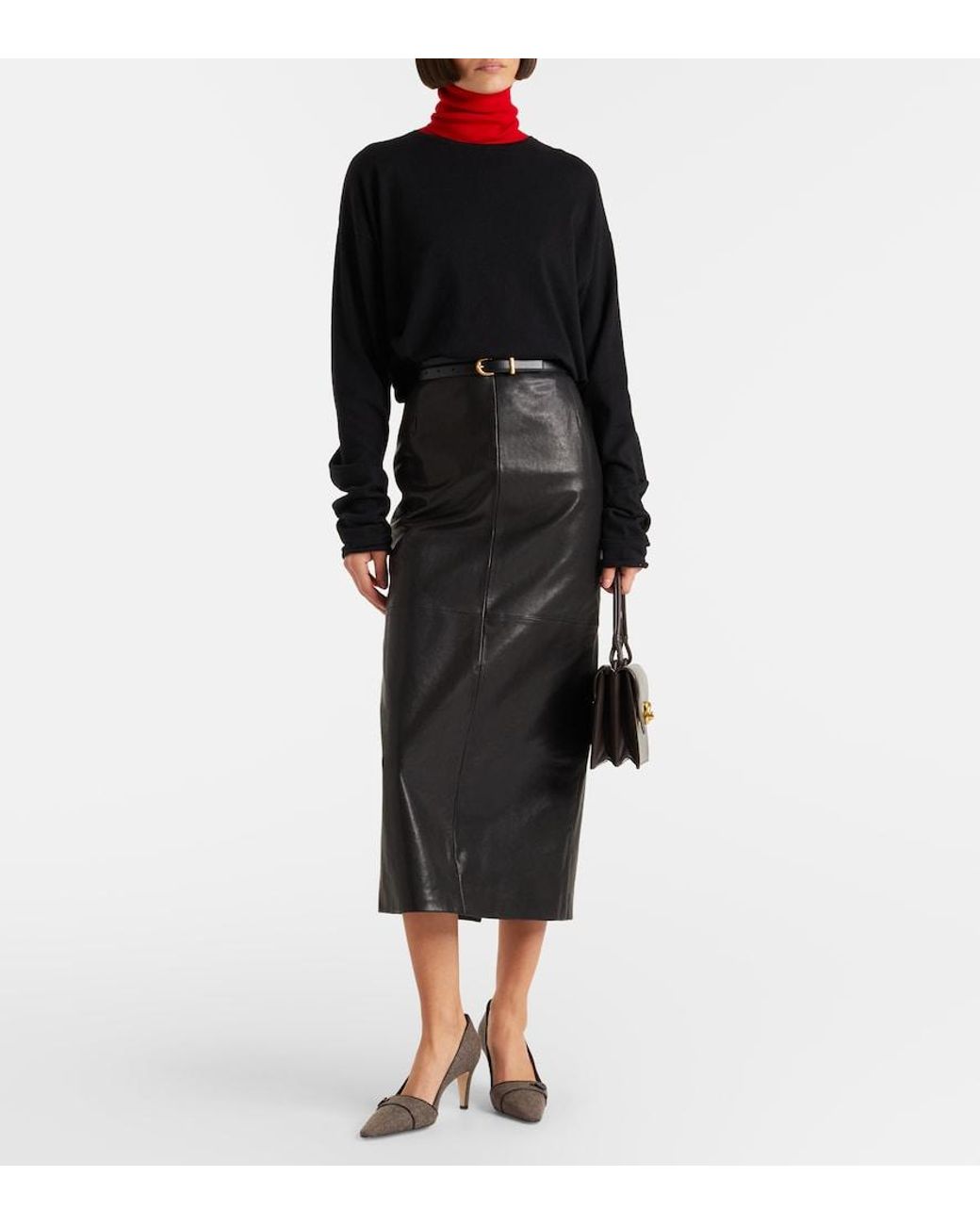Manolo Blahnik Brown Lulumae 70 Herringbone Pumps