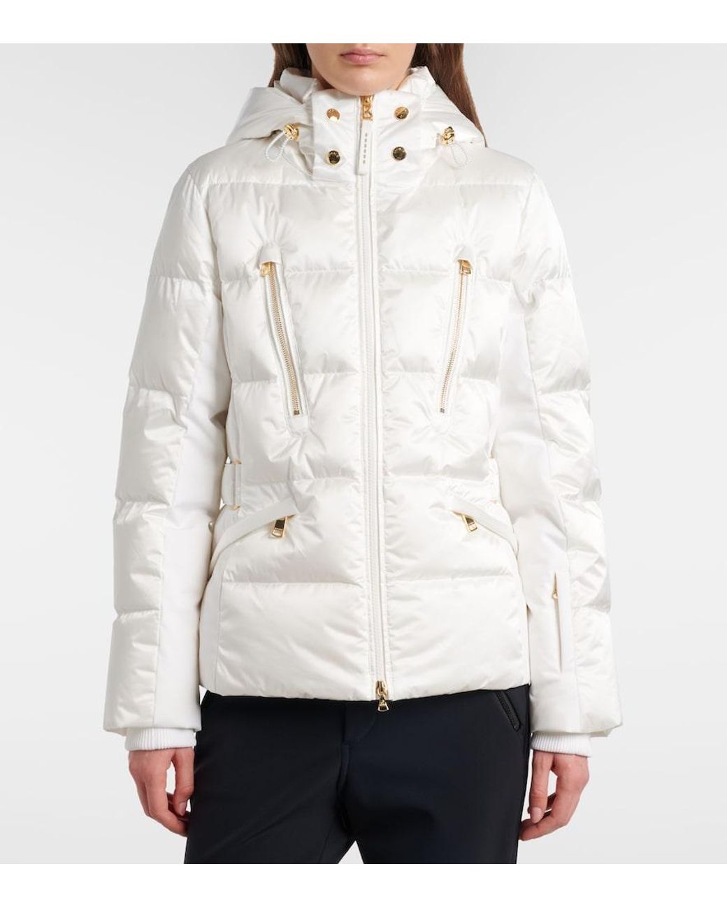 Bogner White Selima Down Ski Jacket