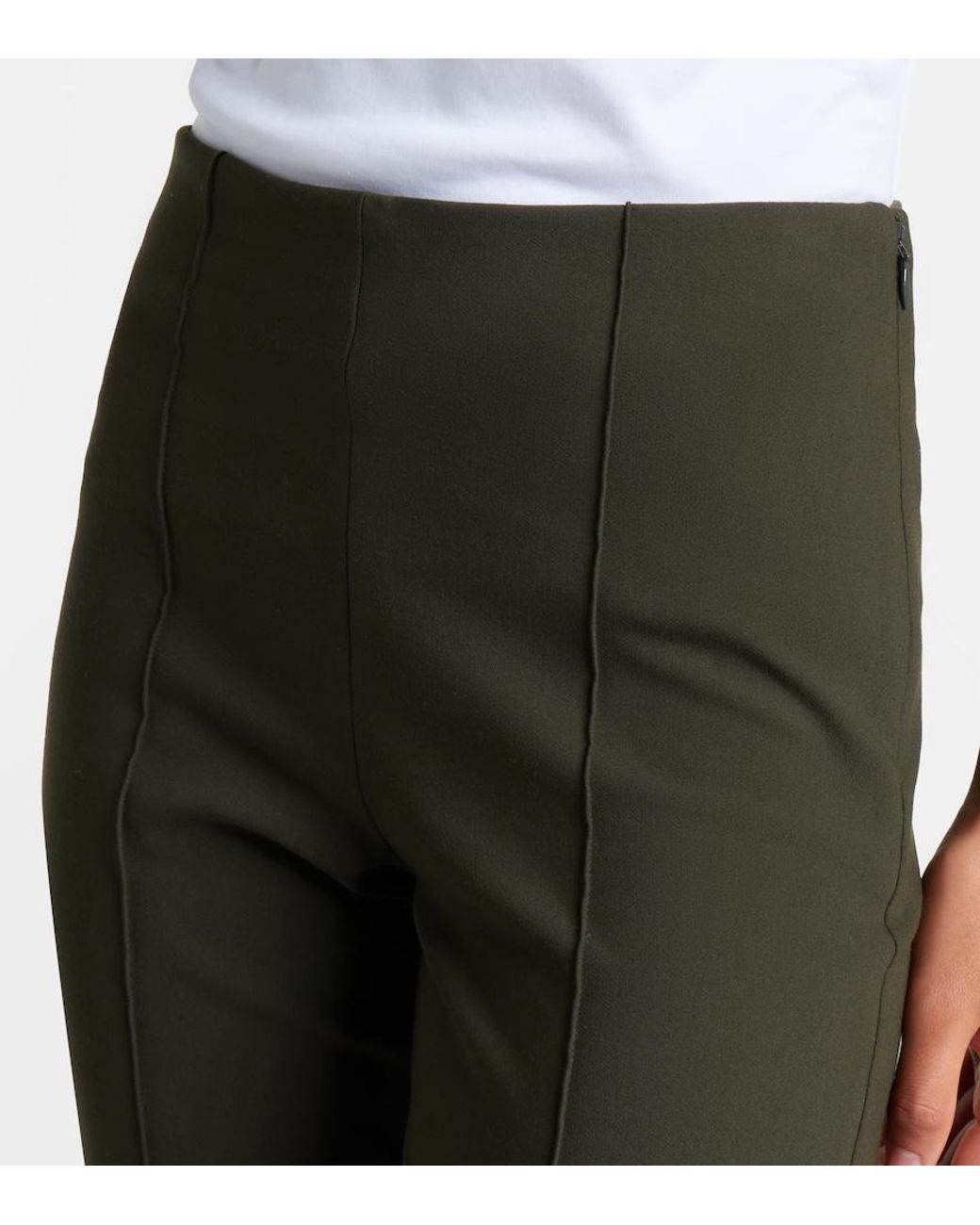Vince Black Cropped Flared Pants