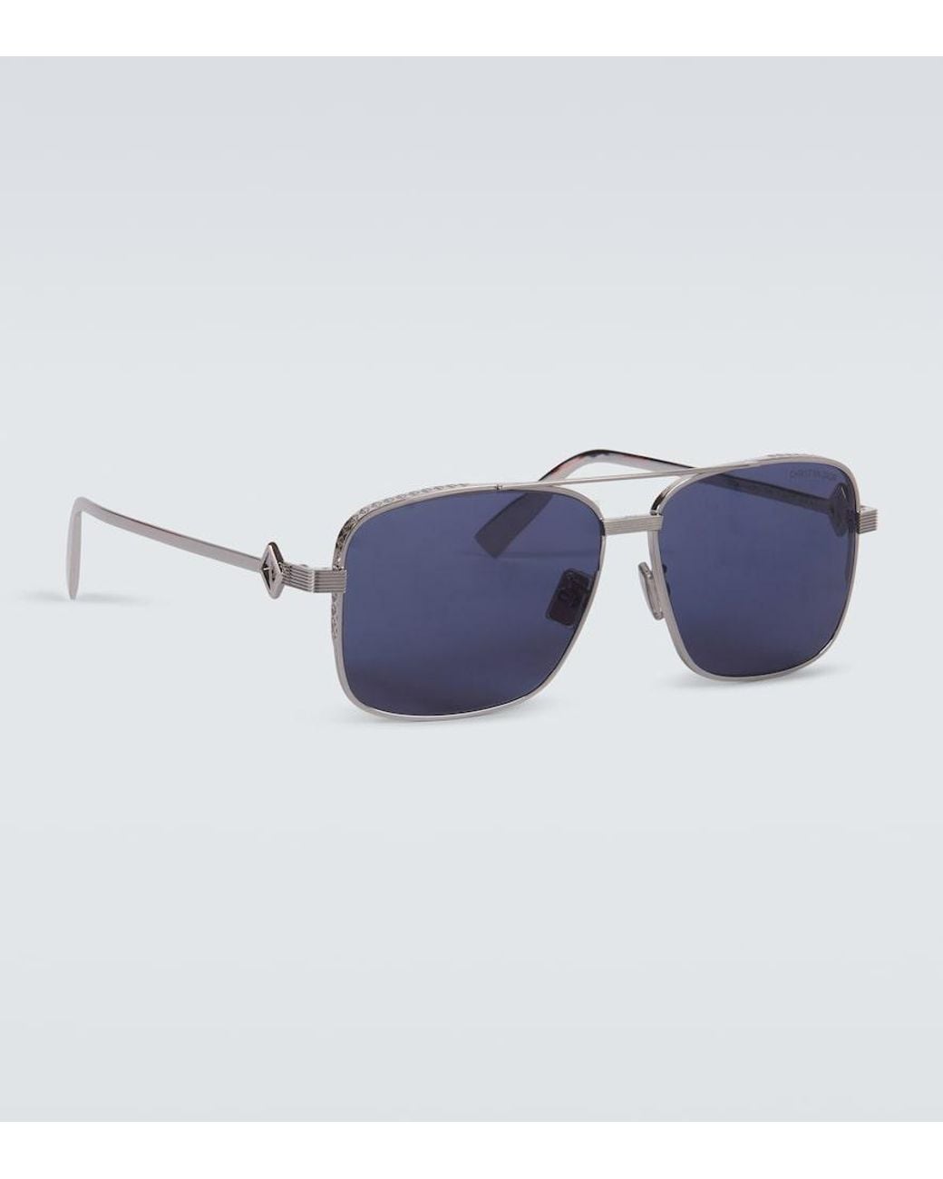 Dior Blue Cd Diamond S9U Navigator Sunglasses for men
