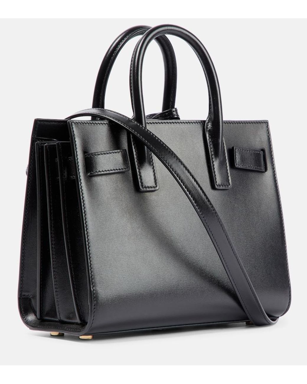 Sac De Jour Baby En Cuir Saint Laurent en coloris Black