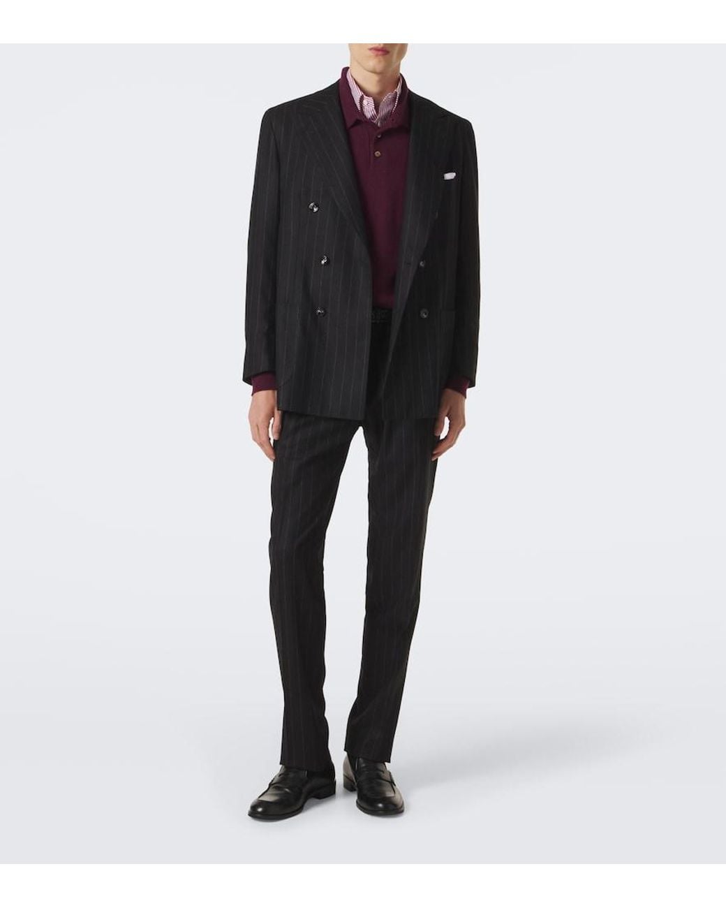 Completo di Kiton in Black da Uomo