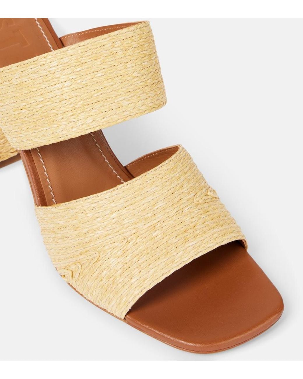 Mules Skylar di Staud in Metallic