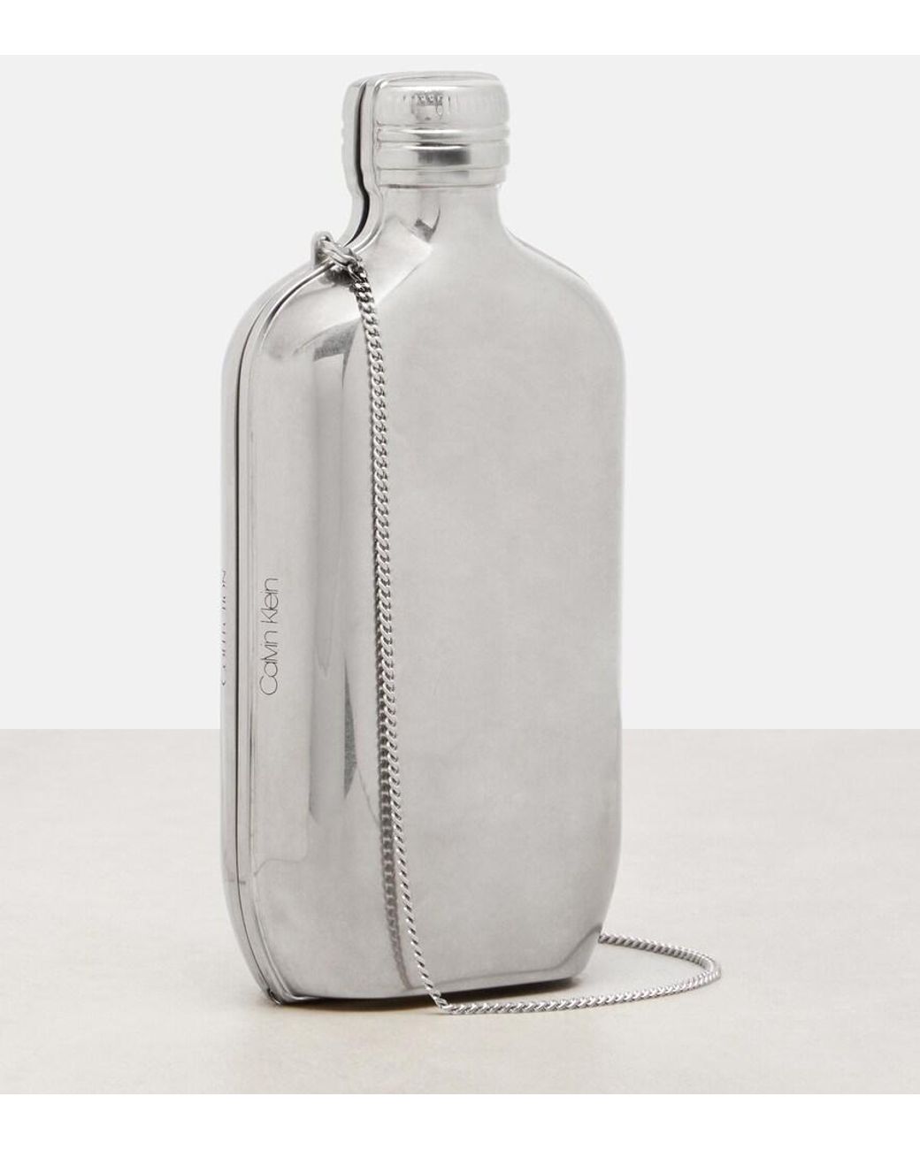 Calvin Klein White The One Micro Clutch