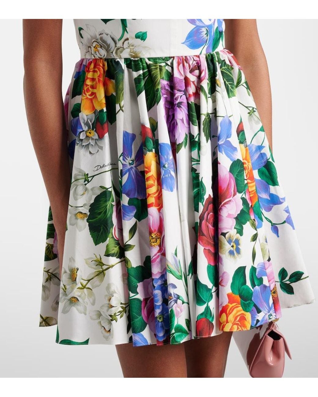 Dolce & Gabbana Multicolor Floral Print Dress