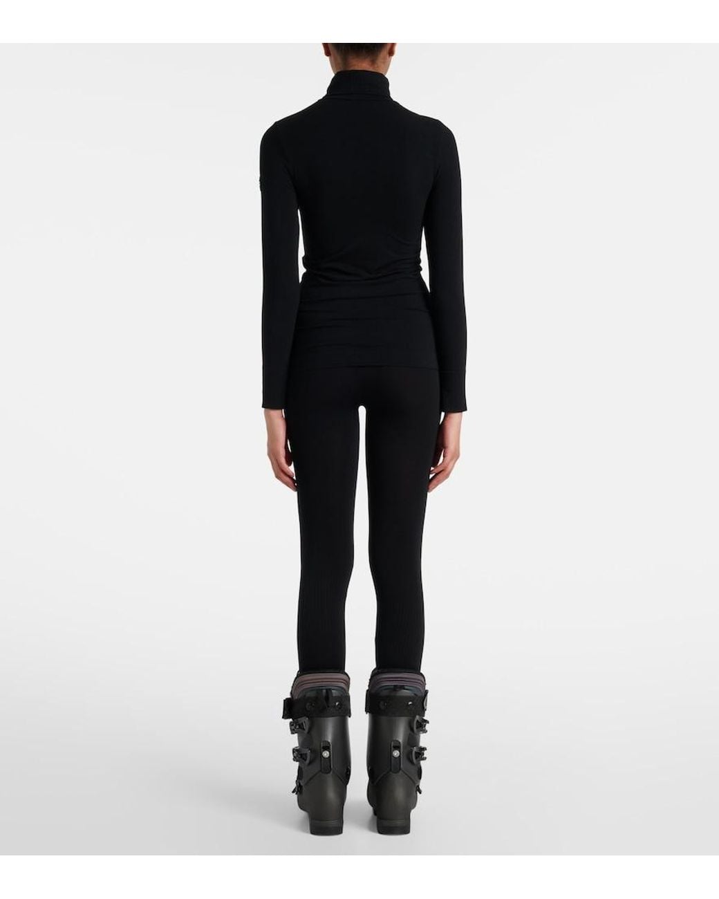 Fusalp Black Alisier Technical Turtleneck Sweater
