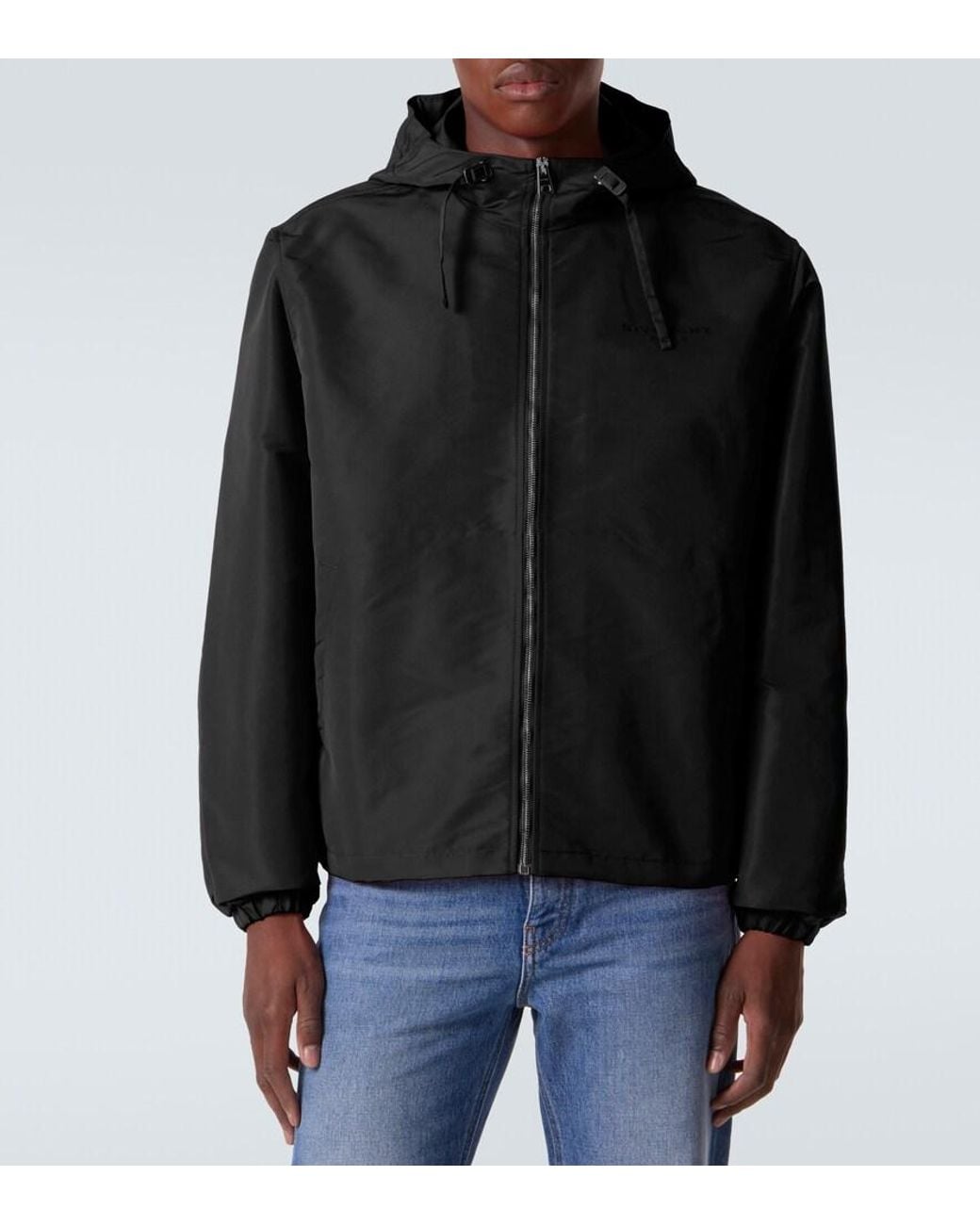 Givenchy Blue Hooded Jacket for men