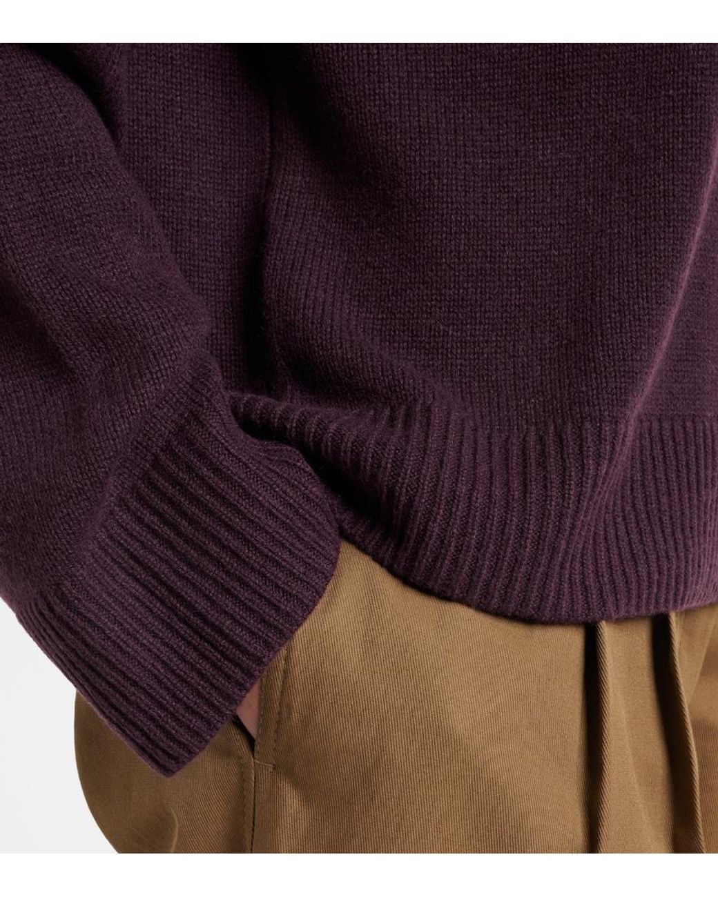 Jardin Des Orangers Purple Cashmere Sweater